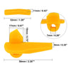 Motorcycle Demount Head Plastic Insert 2.28x0.87x1.02 in