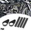 Harley Motorcycle 2 x Rear Brake Line Hose Clamp