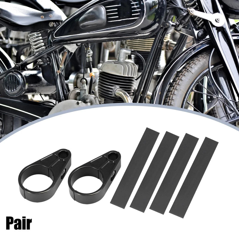 Harley Motorcycle 2 x Rear Brake Line Hose Clamp