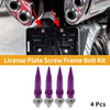 Motorcycle Universal / 82mm M6 / License Plate Screws Cover