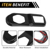 Jeep Wrangler JL JLU (2018-2024) Carbon Fiber Black Rear Trunk Lock Panel Cover