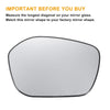 Honda Civic Right Side Heated White Mirror Glass (2022-2024)