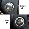 Mercedes A B C E GLE GLC CLA Carbon Fiber Engine Start Stop Button Cover
