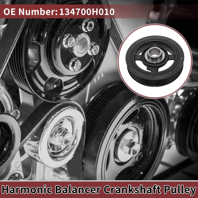 Toyota RAV4 Harmonic Balancer Crankshaft Pulley 7 Groove