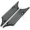 Harley Street Electra Glide Black Saddlebag Latch Covers (1993-2013)
