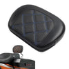 Harley Electra Glide Passenger Sissy Bar Backrest Pad with Blue Stitching
