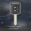 Nissan Micra K12, Navara D40M Keyless Entry Remote Key Fob (2002-2015)