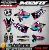 Yamaha YZ 125 (2015-2021) - RUSH Style Stickers Full Custom Decal Kit