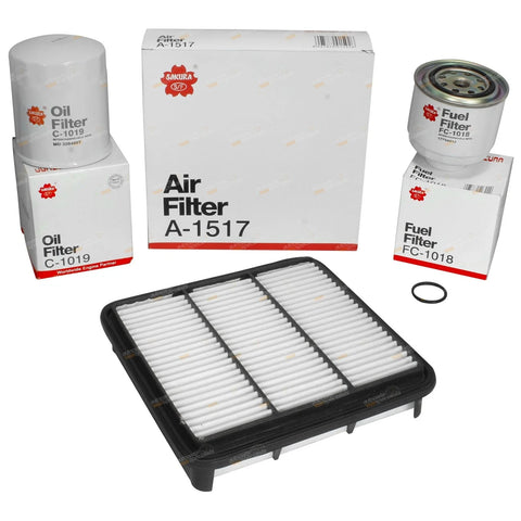 Mitsubishi Triton ML MN 2.5L Oil Air Fuel Filter Kit (2008 - 2016)