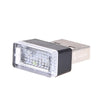 Car Interior Atmosphere - White 2 x Mini Flexible USB LED Lights
