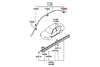 Mitsubishi Colt Lancer Sedan Mirage 10 Roof Moulding Clips (1991-2010)