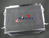 Land Cruiser FJ80 FJ80R FZJ80 4.5L Aluminum Radiator & 2 Fans (1991-1998)