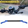 Motorcycle Cross Bar Handlebars 10mm 0.39in Hole Blue