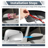 Honda CR-V 1992-2001 Rearview Mirror Cover Overlay Chrome