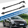 Toyota RAV4, Scion TC 4pcs Tie Rod End Links (2006-2012)