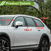 Chevy Captiva (2019-2024) Black 6 x Pillar Window Trim