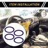 Toyota Tundra (2014-2021) 4 Pcs Blue AC Vent Dashboard Decoration Rings