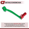 Honda CRF110F (2013-2018) - Green & Red Folding Shifter Lever