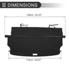 Toyota RAV4 (2006-2012) Gloss Black Retractable Cargo Cover