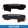 Toyota Land Cruiser Prado (2003-2009) Black Red Dashboard Cover Mat