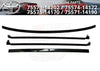 Celica ST185 ST184 ST182 2x Front Door Window MOLDING LH RH