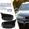 BMW 5 Series E60-E64 Gloss Black Rear View Mirror Covers