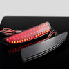 Mazda Smoked Black LED Rear Bumper Reflector Lights