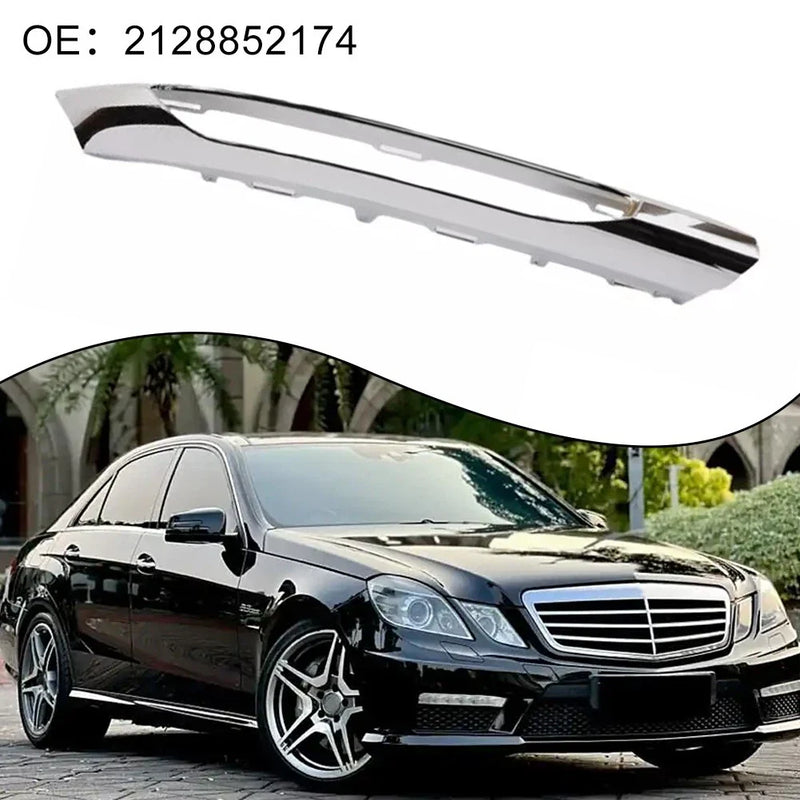 Benz W212 E350 550 Left Fog Light Chrome Trim (2010–2013)