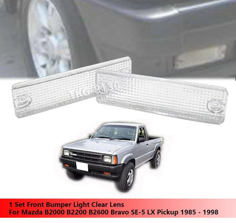 Mazda B2000 B2200 B2600 Clear Lens Front Bumper Light (1986-1993)