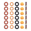 BMW M3 325i 525i E36 E34 Fuel Injectors Seal Kit / 6 x / (1988–1999)