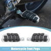 Motorcycle Pair 10mm Aluminum Footrest Footpeg Foot Rest Peg