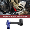 Bosuer Cheetah Black Blue Folding Gear Shifter Lever