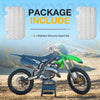 Kawasaki KX125 KX250 Left + Right Radiator Shrouds Guard Kit (1997–2005)
