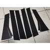 Door Window Pillar Post Cover Trim / Glossy Black / Honda Fit Jazz GK5 (2014–2019)