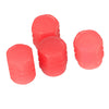 Car - Blue / Red 4 x Fluorescent Luminous Tire Valve Stem Caps