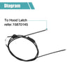 Volvo XC60 Hood Latch Release Cable (2010-2016)