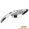 Honda Shadow Spirit VT750 Chrome Skull Rear View Mirrors (2001-2007)