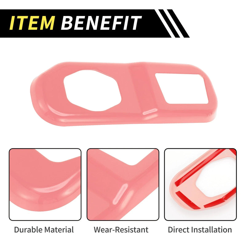 Jeep Wrangler JL JLU (2018-2024) - ABS Pink Rear Trunk Lock Panel Cover Trim