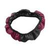 SUV Wine Red Microfiber Leather Steering Wheel Cover 15"