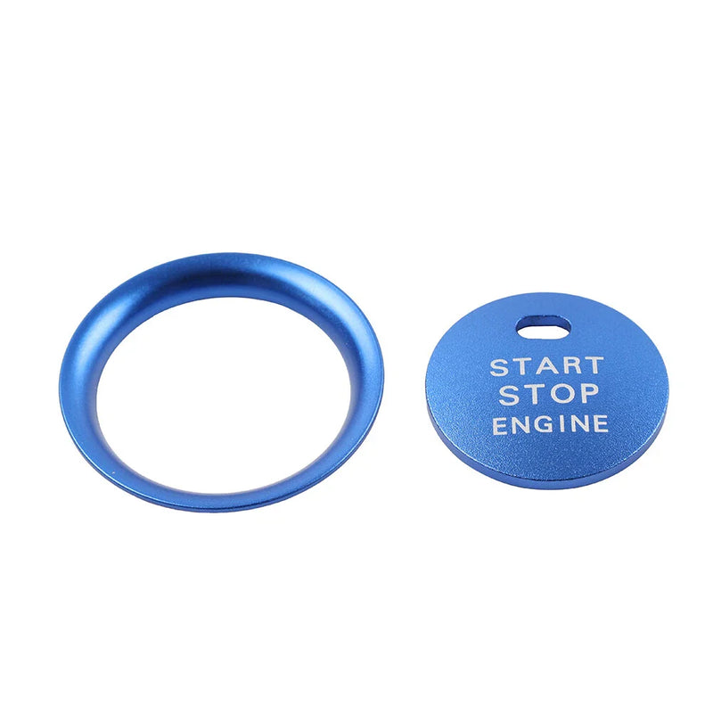 Mazda 3 6 CX-5 Blue Engine Start Push Button Cover Ring Trim (2004-2023)