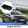 Toyota Corolla FWD 1.6L L4 Steel Black Engine Oil Pan