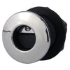 Scupper Thru Hull Nylon Straight w/ Stainless Steel Cover & Tail 38mm