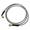 Make Model 170cm Motorcycle Brake Clutch Oil Hose Line Silver Tone