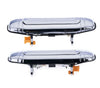Mitsubishi Pajero Door Handle Outer 2 x Chrome Front Left+Right (1991–2000)