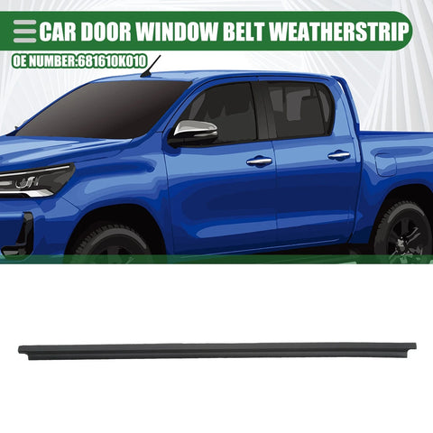 Toyota Hilux Front Left Door Window Belt Weatherstrip (2005–2014)
