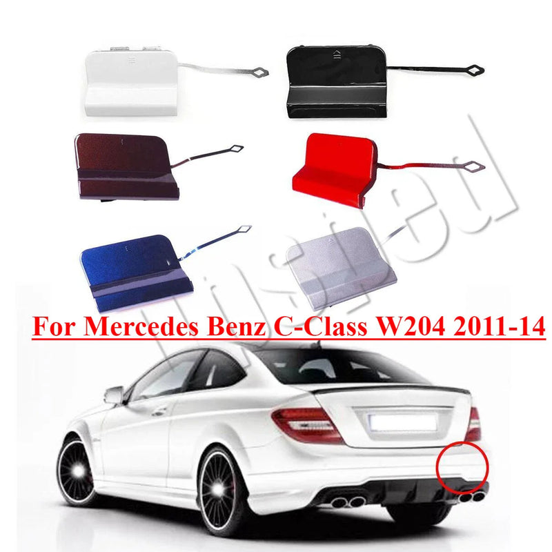 Mercedes-Benz C-Class Rear Bumper Tow Hook Cover Cap (2011–2014)