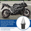 Motorcycle Fairing Bolts M5 Screws Pack of 15 (Silver Tone)