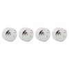 Triumph T120 Thruxton 4 x Chrome Machined Head Bolt Cover Caps (2016-2023)