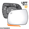 Toyota Sienna Heated Left Side Mirror Glass Replacement (2011–2019)