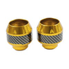 Make & Model 2 x Gold Motorcycle Front Fork Frame Sliders